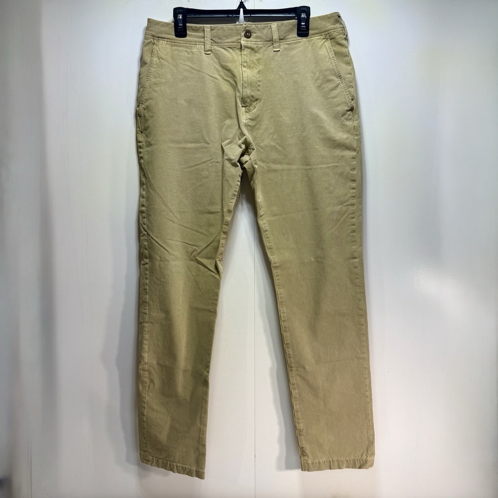 American Eagle Chino Slim Pants Men's Size 34W x 34L Tan See Notes‎